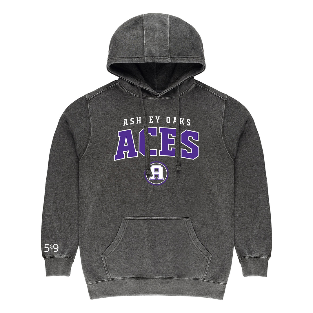 ACES VARSITY VINTAGE HOODIE (UNISEX)