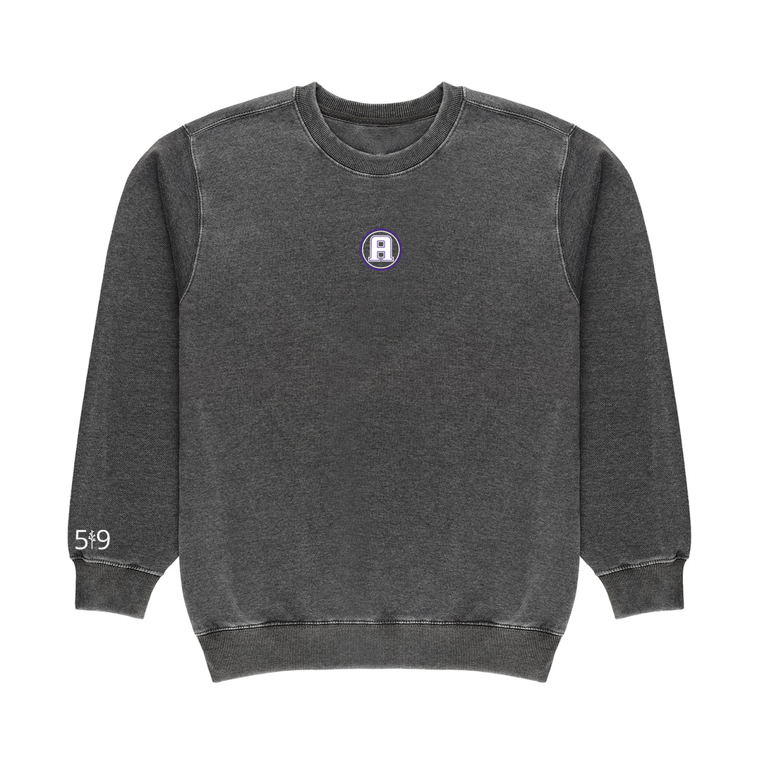 ASHLEY OAKS EMBROIDERED VINTAGE CREW (UNISEX)