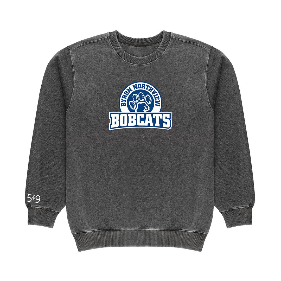 BYRON NORTHVIEW BOBCATS VINTAGE CREW (UNISEX)