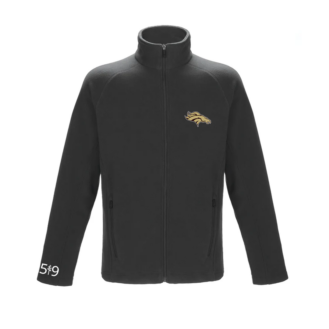 BANTING EMBROIDERED MICROFLEECE ZIP-UP (MENS)