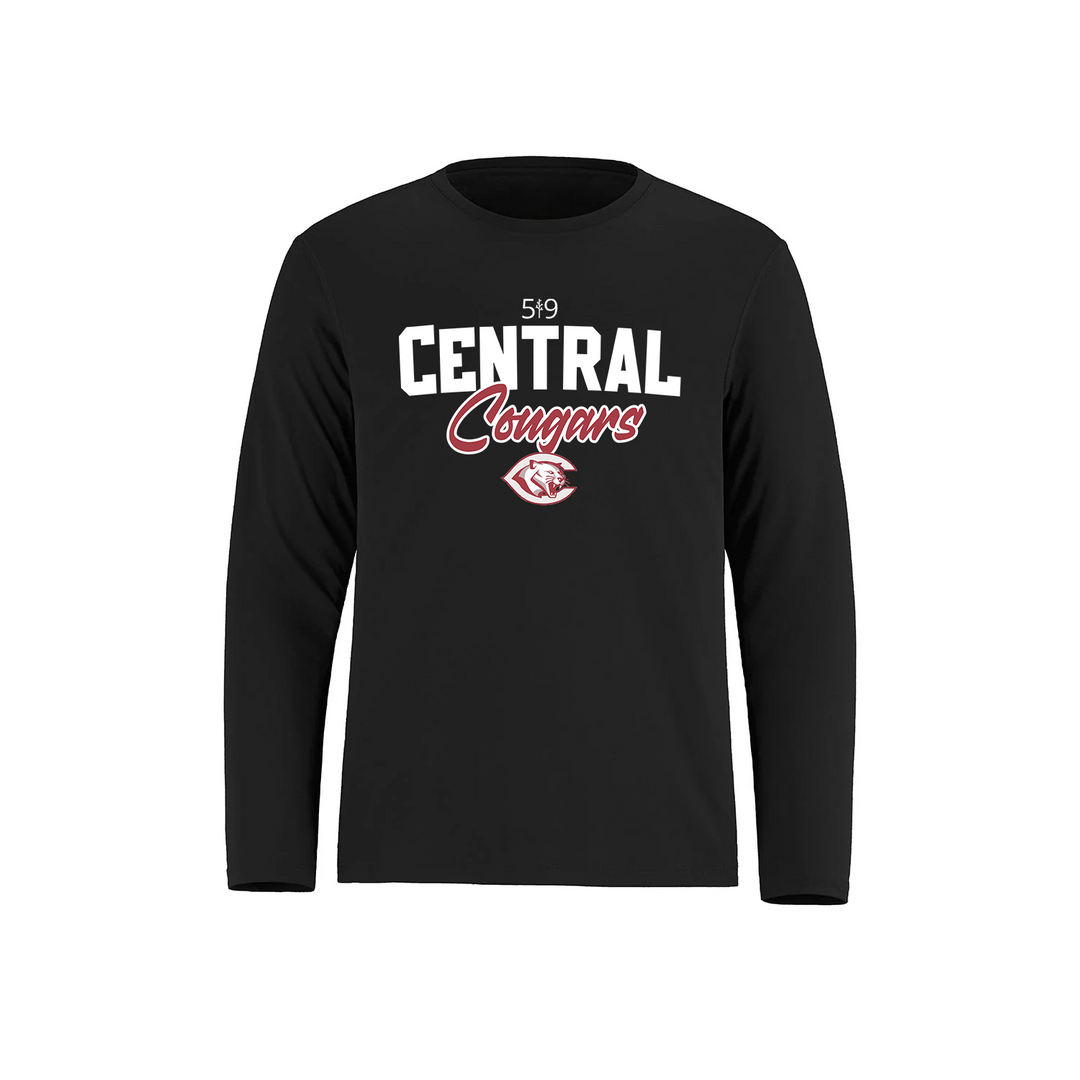 CENTRAL COUGARS ATHLETIC LONG SLEEVE (YOUTH)