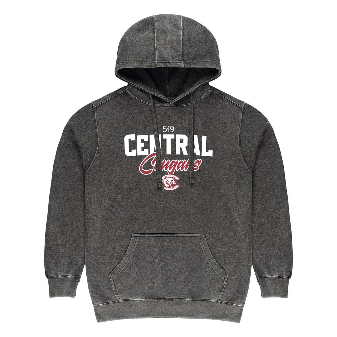 CENTRAL COUGARS VINTAGE HOODIE (UNISEX)