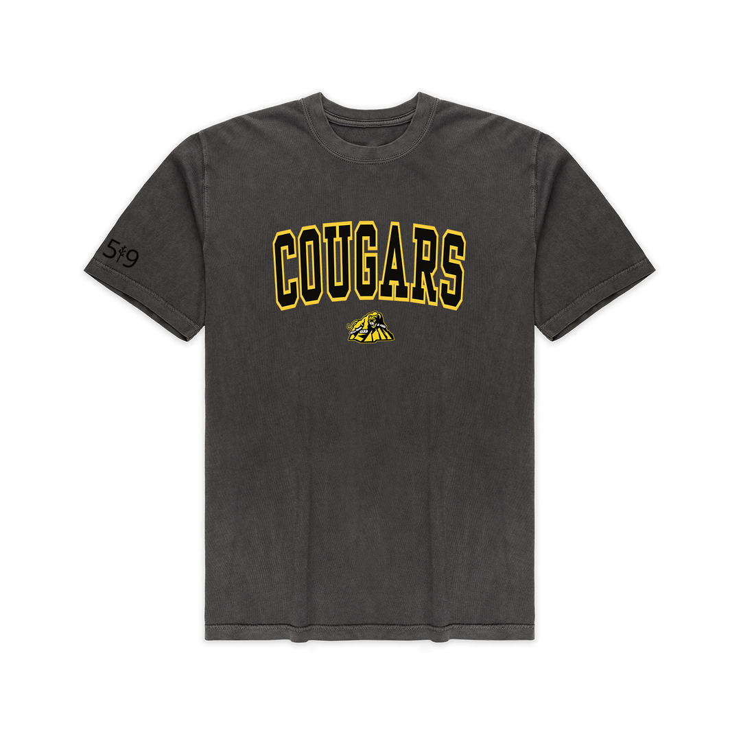 CARTIER COUGARS VARSITY VINTAGE TEE (UNISEX)