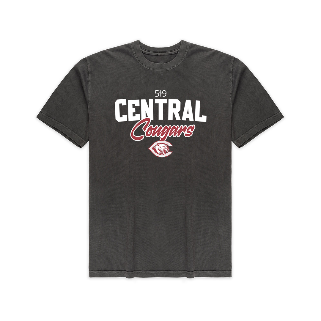 CENTRAL COUGARS VINTAGE TEE (UNISEX)