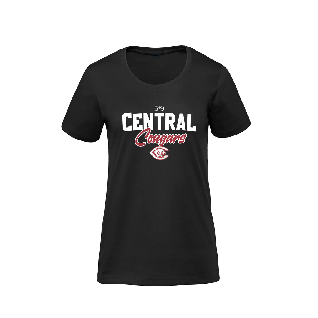 CENTRAL COUGARS PREMIUM TEE (WOMENS)