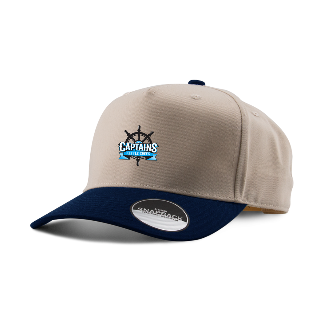 KETTLE CREEK EMBORIDERED TWO-TONE PANEL CAP