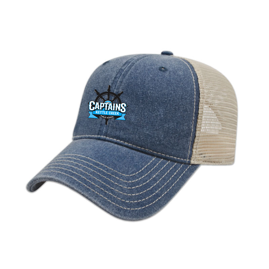 KETTLE CREEK EMBROIDERED VINTAGE TRUCKER CAP