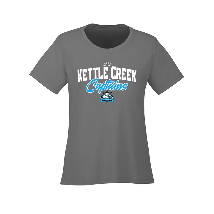 KETTLE CREEK CAPTAINS ATHLETIC TEE (WOMENS)