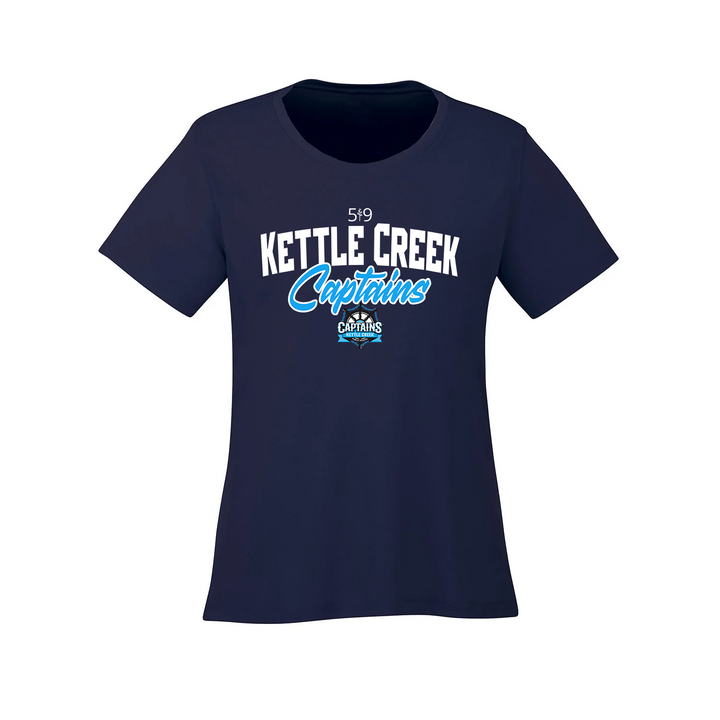 KETTLE CREEK CAPTAINS ATHLETIC TEE (WOMENS)