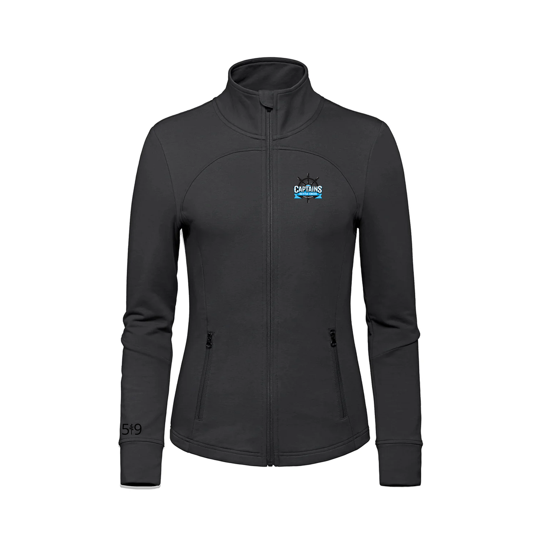 KETTLE CREEK EMBROIDERED FRENCH TERRY ZIP-UP (WOMENS)