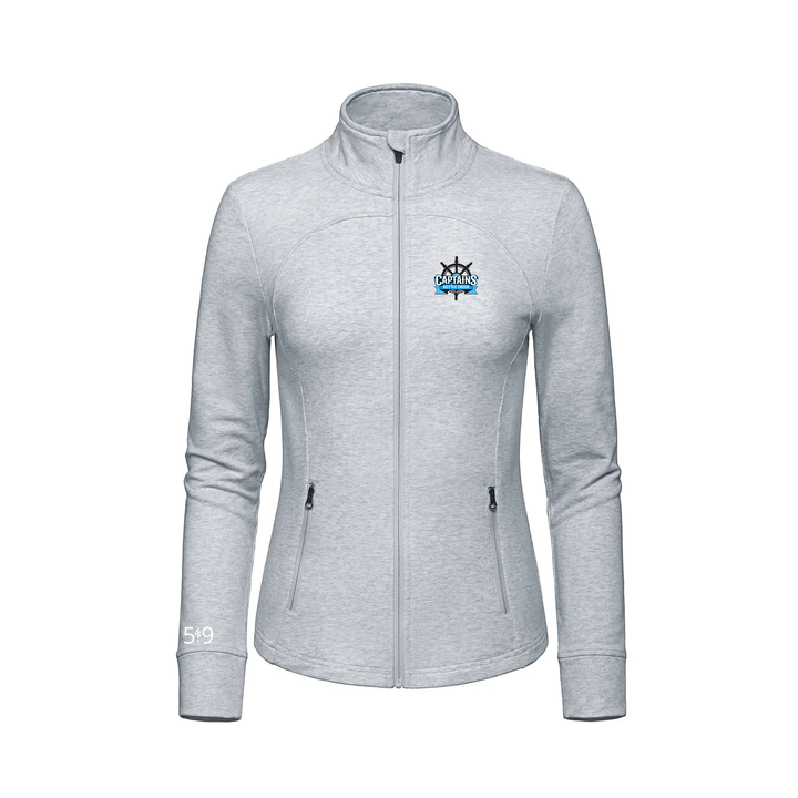 KETTLE CREEK EMBROIDERED FRENCH TERRY ZIP-UP (WOMENS)