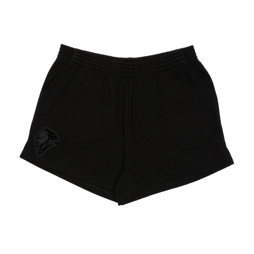 BLACK OUT KNIGHTS EMBROIDERED SHORTS (WOMENS)