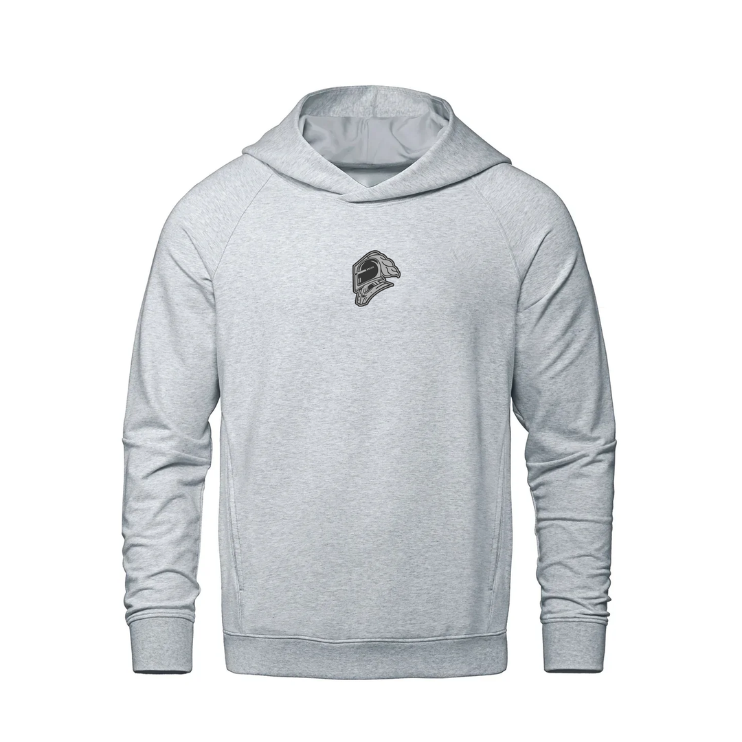 BLACK OUT KNIGHTS EMBROIDERED FRENCH TERRY HOODIE (UNISEX)
