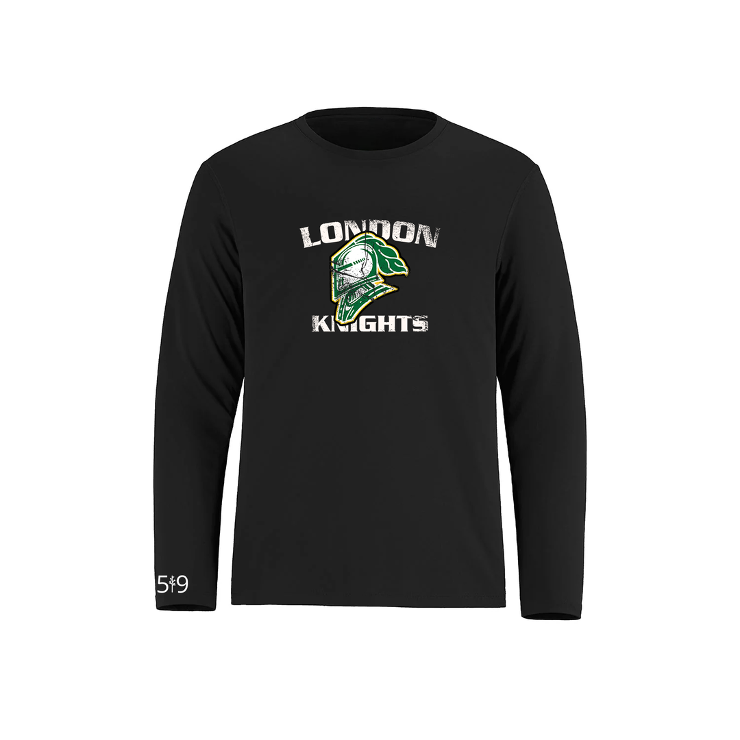 KNIGHTS DISTRESSED ATHLETIC LONG SLEEVE (YOUTH)