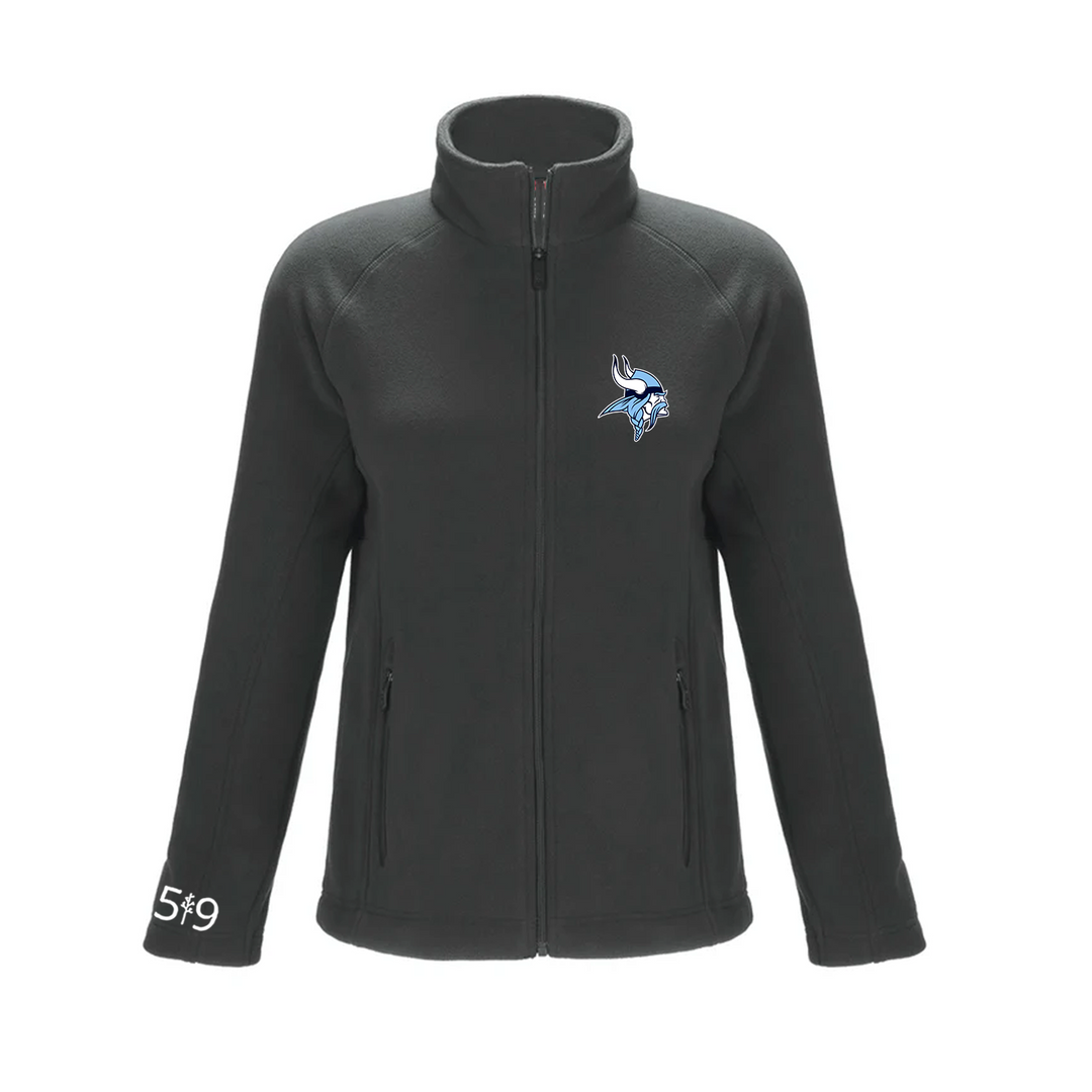 LUCAS EMBROIDERED MICROFLEECE JACKET (WOMENS)