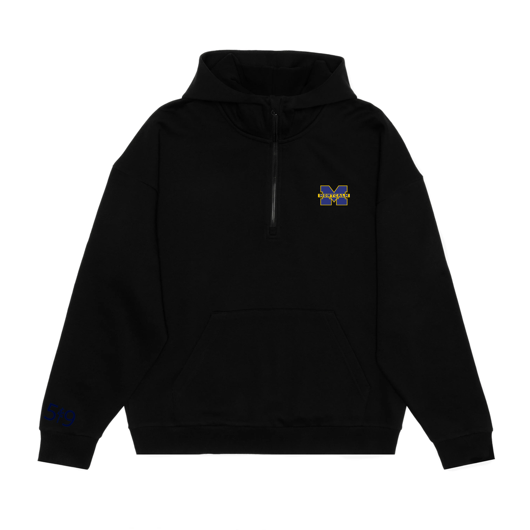MONTCALM EMBROIDERED SCUBA 1/2 ZIP HOODIE (UNISEX)
