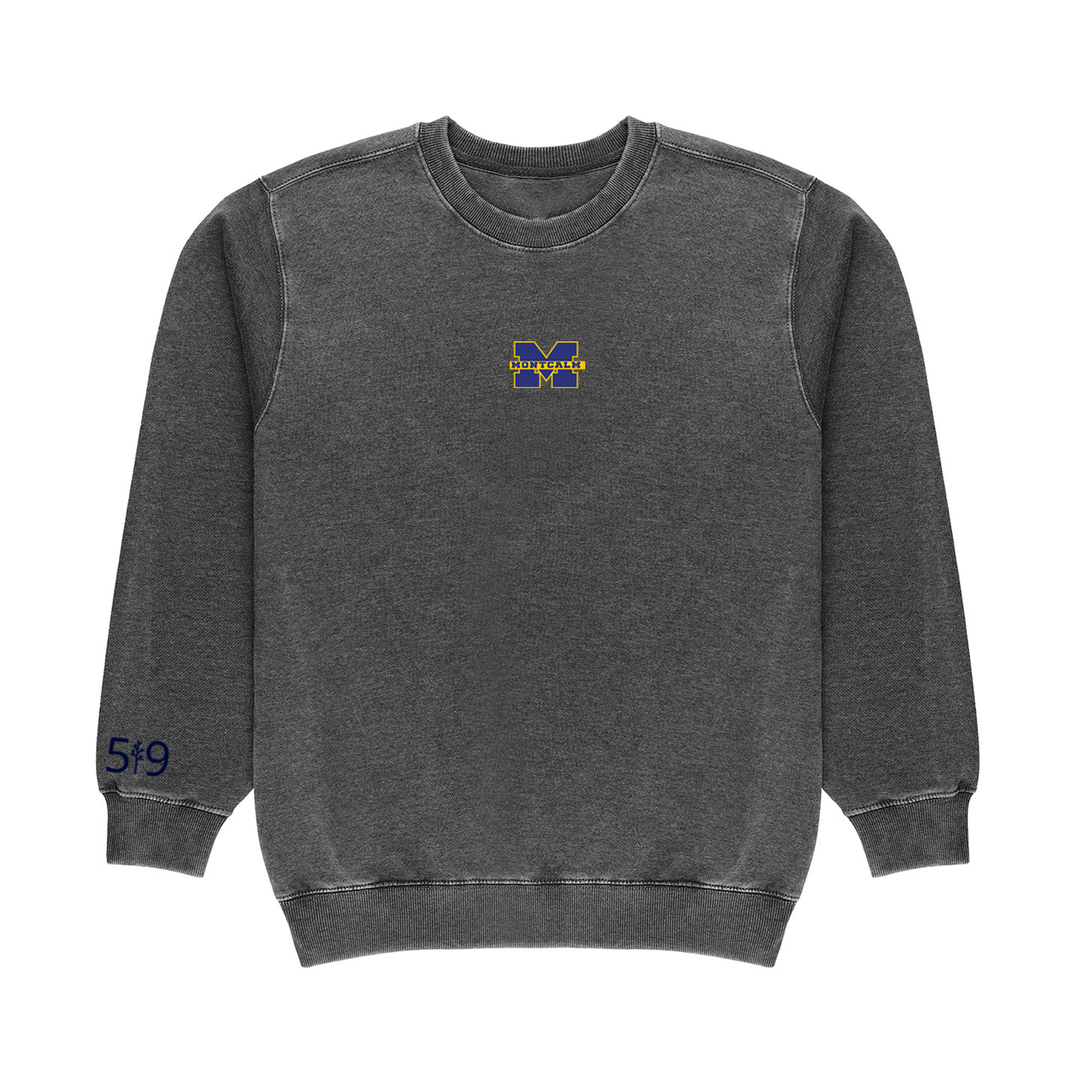 MONTCALM EMBROIDERED VINTAGE CREW (UNISEX)