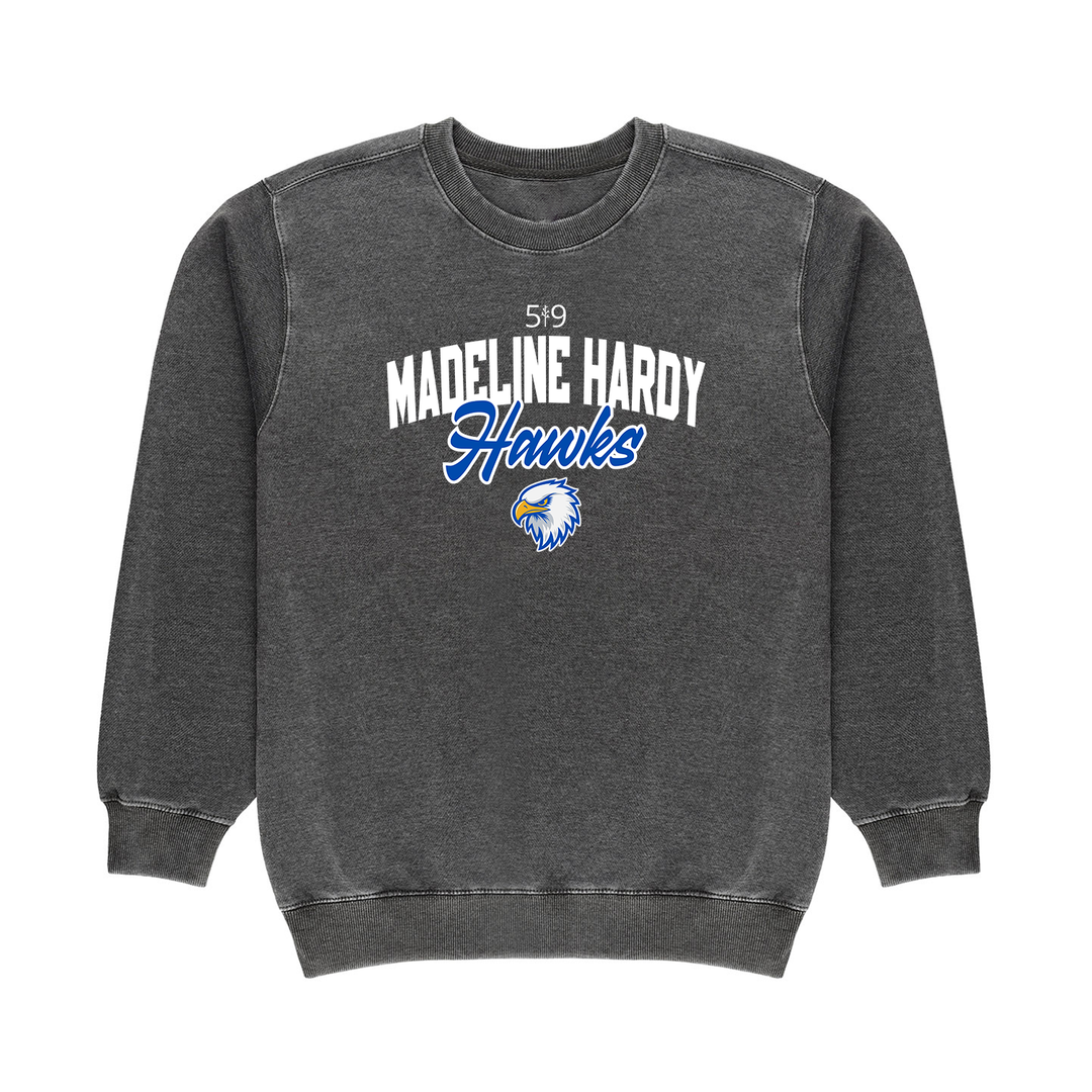 MADELINE HARDY HAWKS VINTAGE CREW (UNISEX)