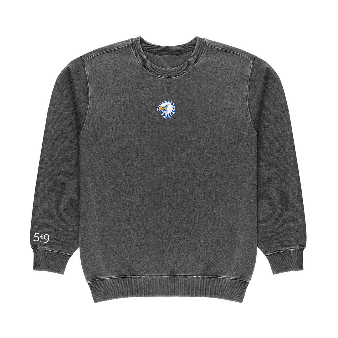 MADELINE HARDY EMBROIDERED VINTAGE CREW (UNISEX)