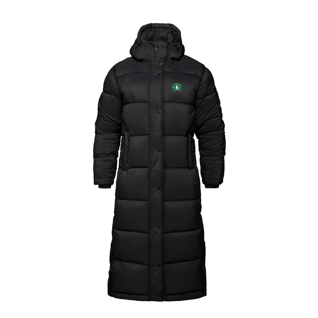NORTHRIDGE EMBROIDERED LONG CORE PUFF COAT (WOMENS)