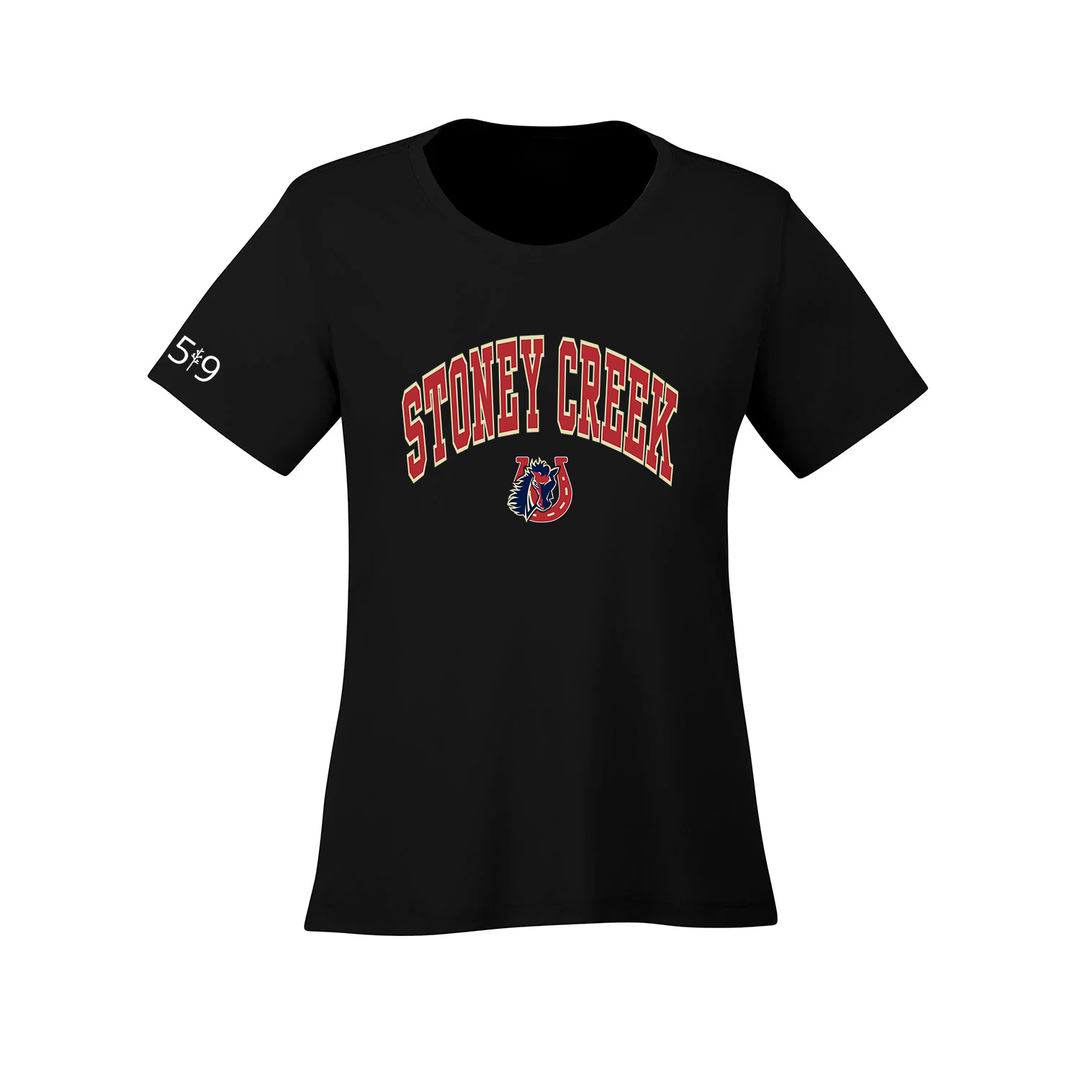 STONEY CREEK VARSITY ATHLETIC TEE (WOMENS)