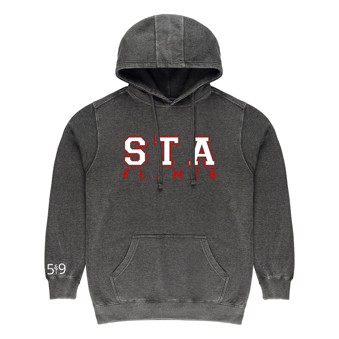 STA FLAMES 2.0 VINTAGE HOODIE (UNISEX)