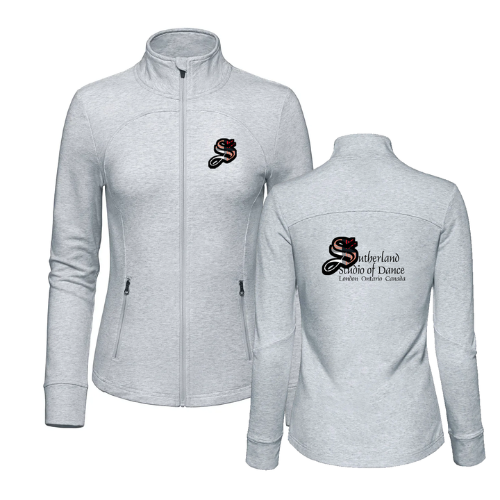 SUTHERLAND DANCE FRENCH TERRY ZIP-UP (WOMENS)
