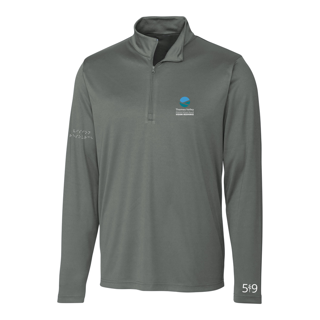 VISION RESOURCE EMBROIDERED ATHLETIC 1/4 ZIP (MENS)