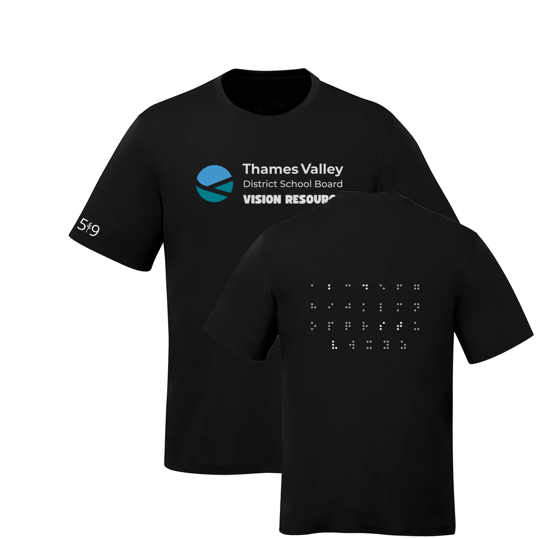 TVDSB BRAILLE BACK TEE (MENS)