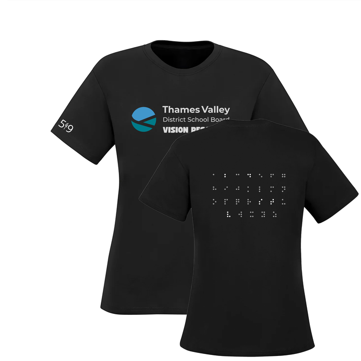 TVDSB BRAILLE BACK TEE (WOMENS)