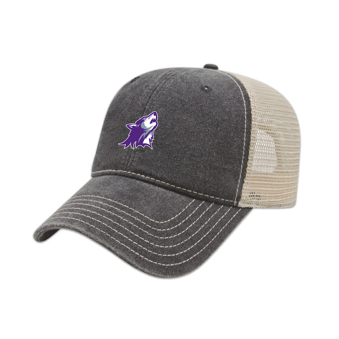 WILFRID JURY EMBROIDERED VINTAGE TRUCKER CAP