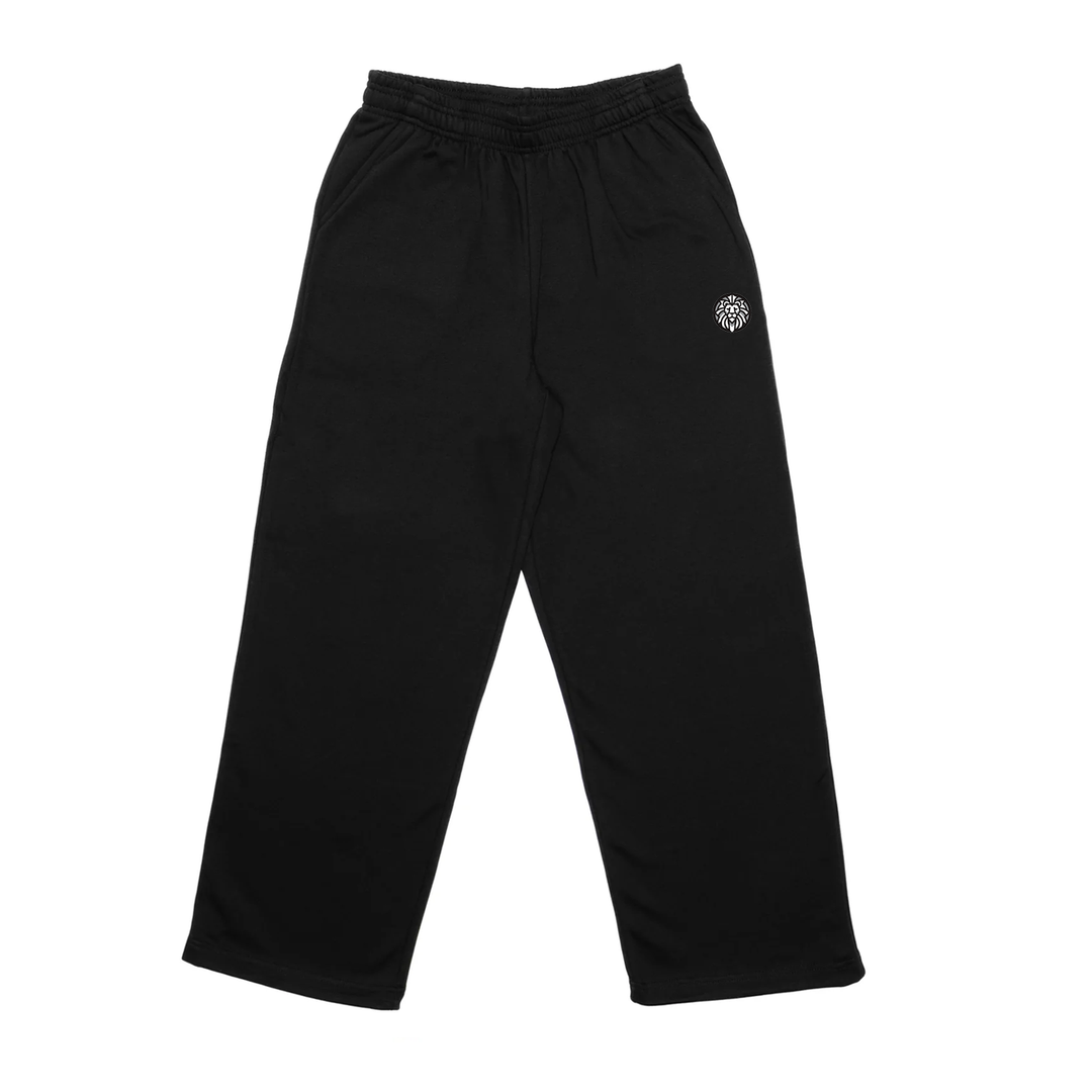 WOODFIELD EMBROIDERED WIDE LEG SWEATPANTS (UNISEX)