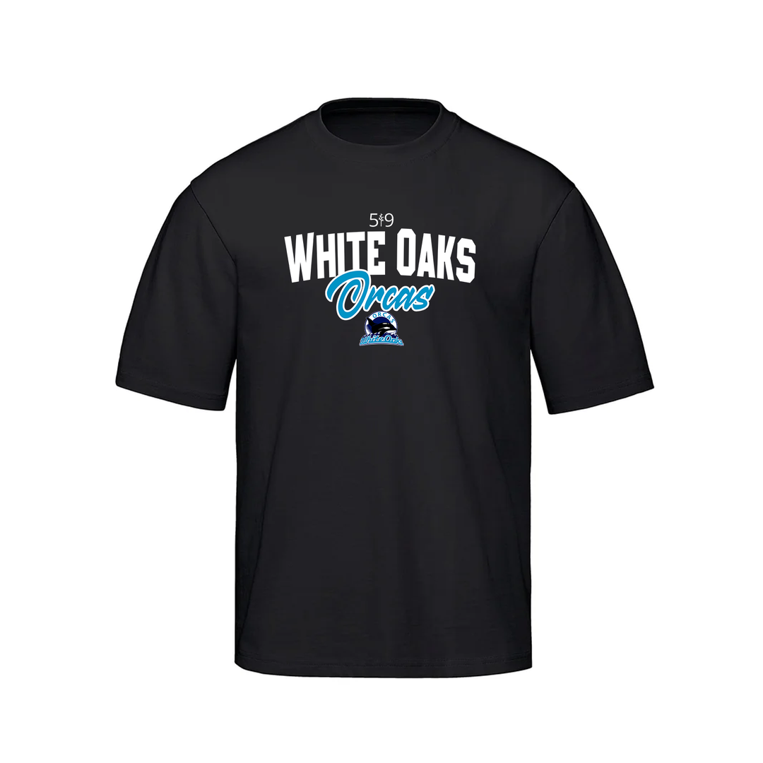 WHITE OAKS ORCAS OVERSIZED TEE (UNISEX)