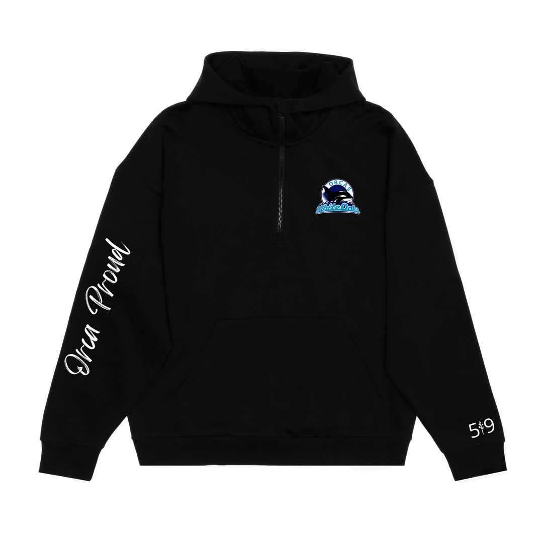 WHITE OAKS SIGNATURE SCUBA 1/2 ZIP HOODIE (UNISEX)