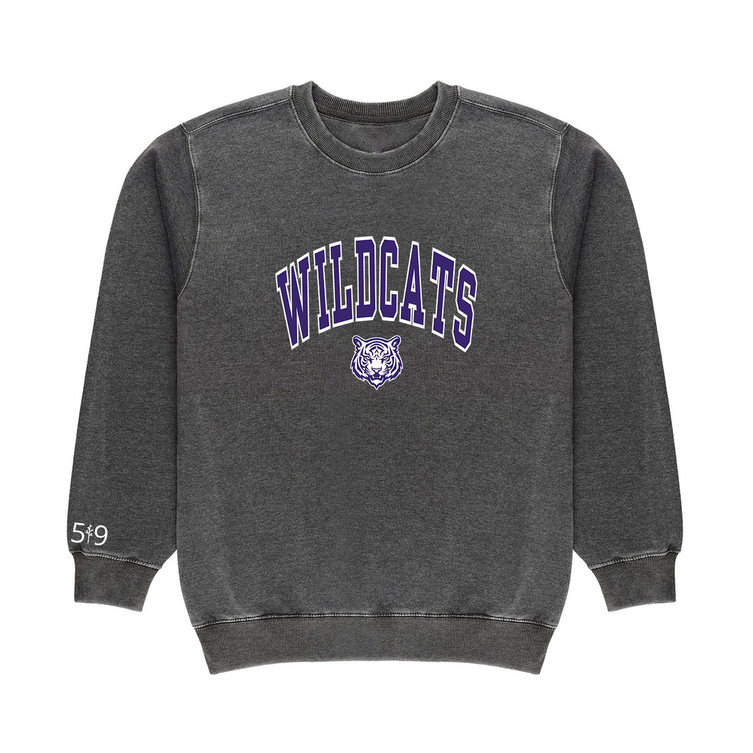 WILDCATS VARSITY VINTAGE CREW (UNISEX)
