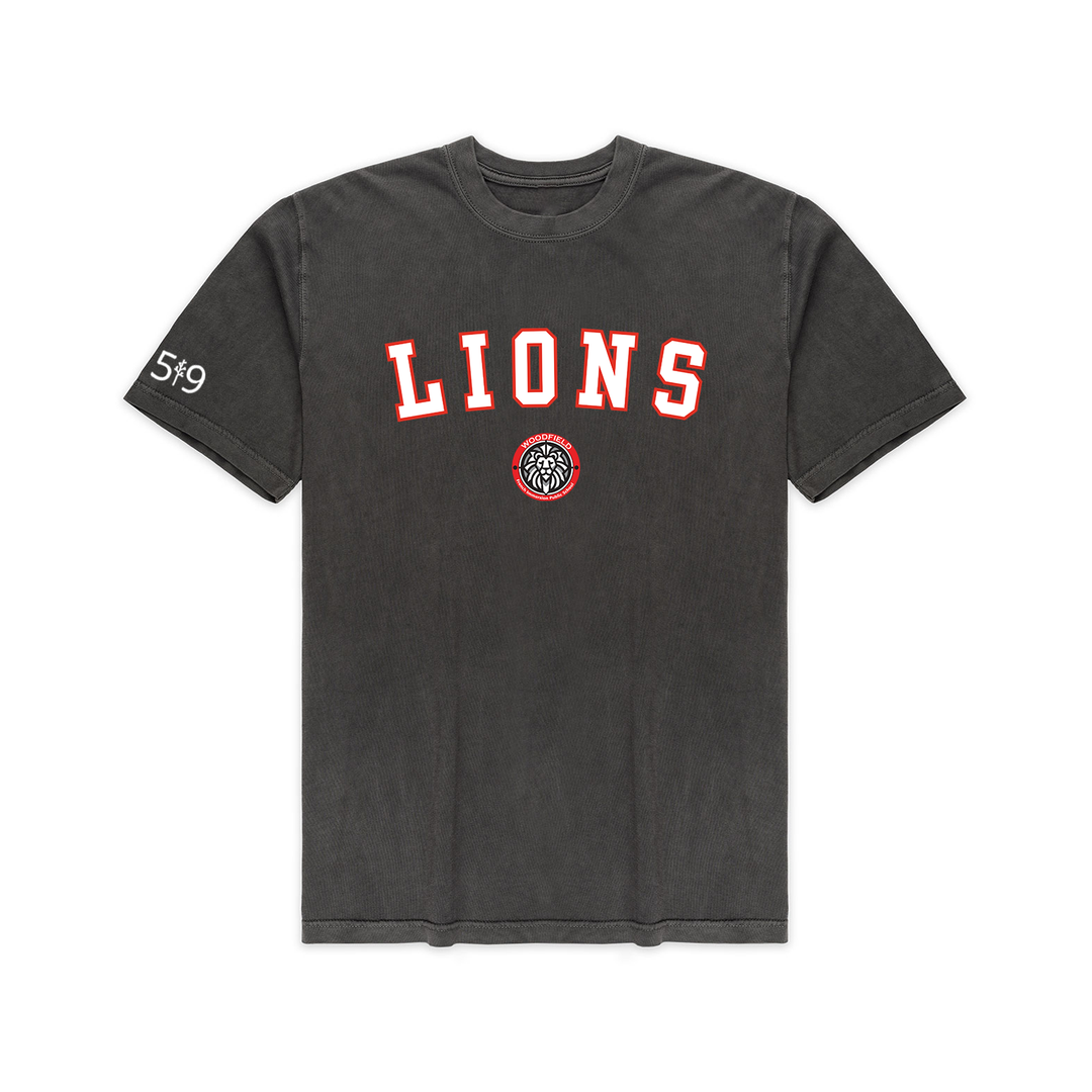 WOODFIELD LIONS VARSITY VINTAGE TEE (UNISEX)