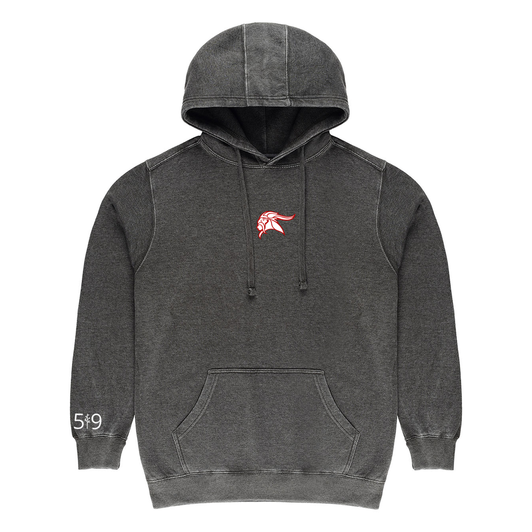 ARTHUR VOADEN EMBROIDERED VINTAGE HOODIE (UNISEX)