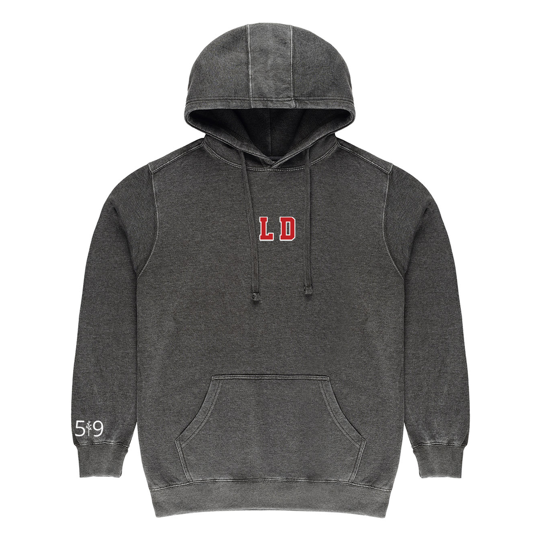 LORD DORCHESTER EMBROIDERED VINTAGE HOODIE (UNISEX)
