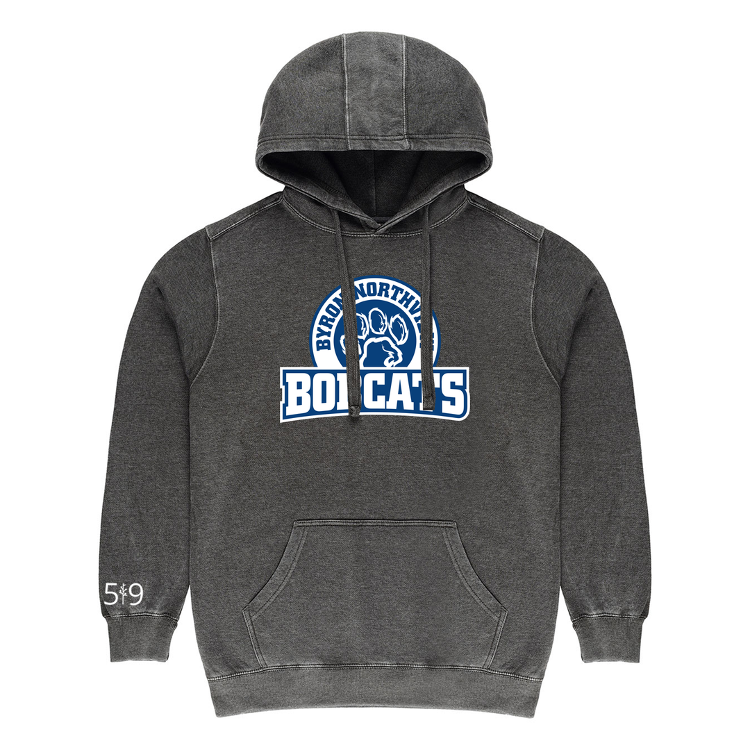 BYRON NORTHVIEW BOBCATS VINTAGE HOODIE (UNISEX)