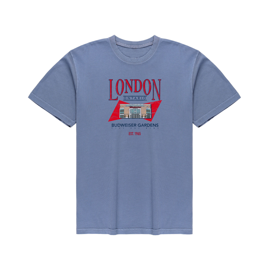 LONDON VINTAGE BUD GARDENS VINTAGE TEE (UNISEX)