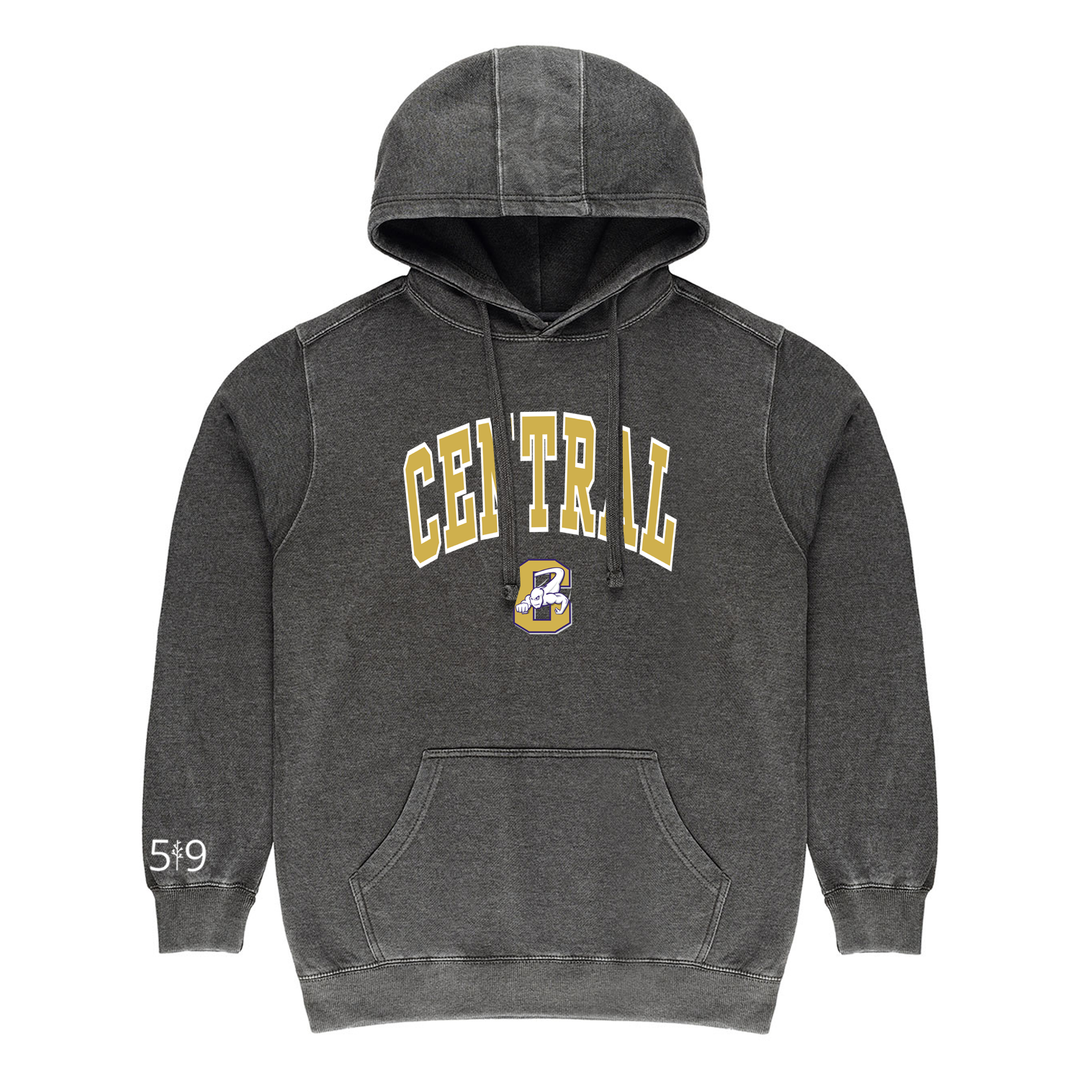 CENTRAL VARSITY VINTAGE HOODIE (UNISEX)