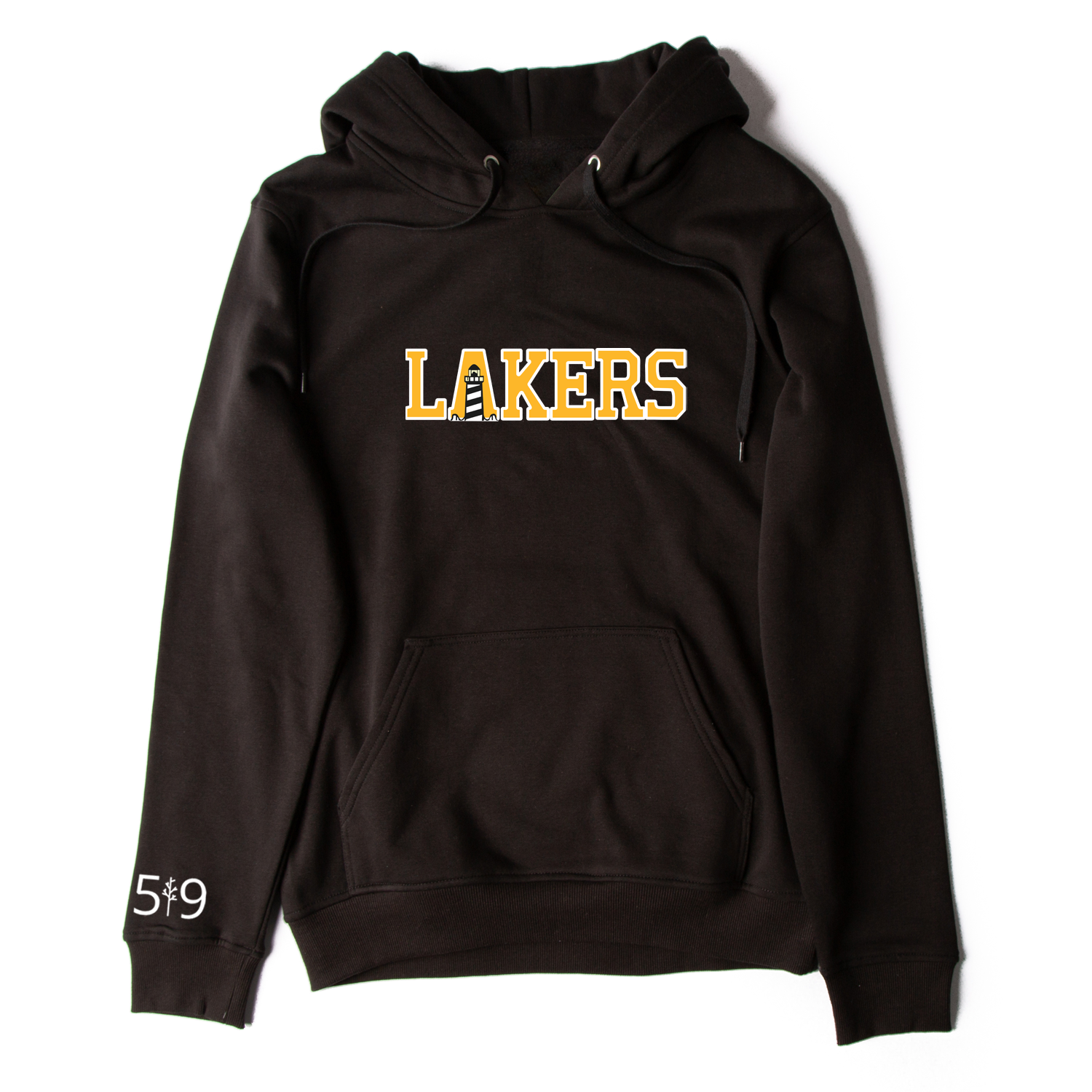 nike black lakers hoodie