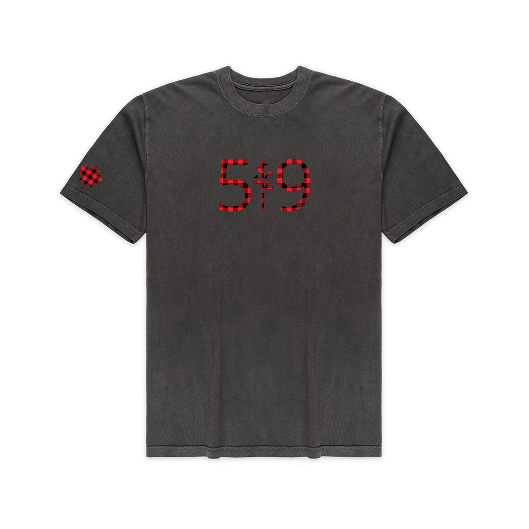 BUFFALO PLAID VINTAGE TEE (UNISEX)