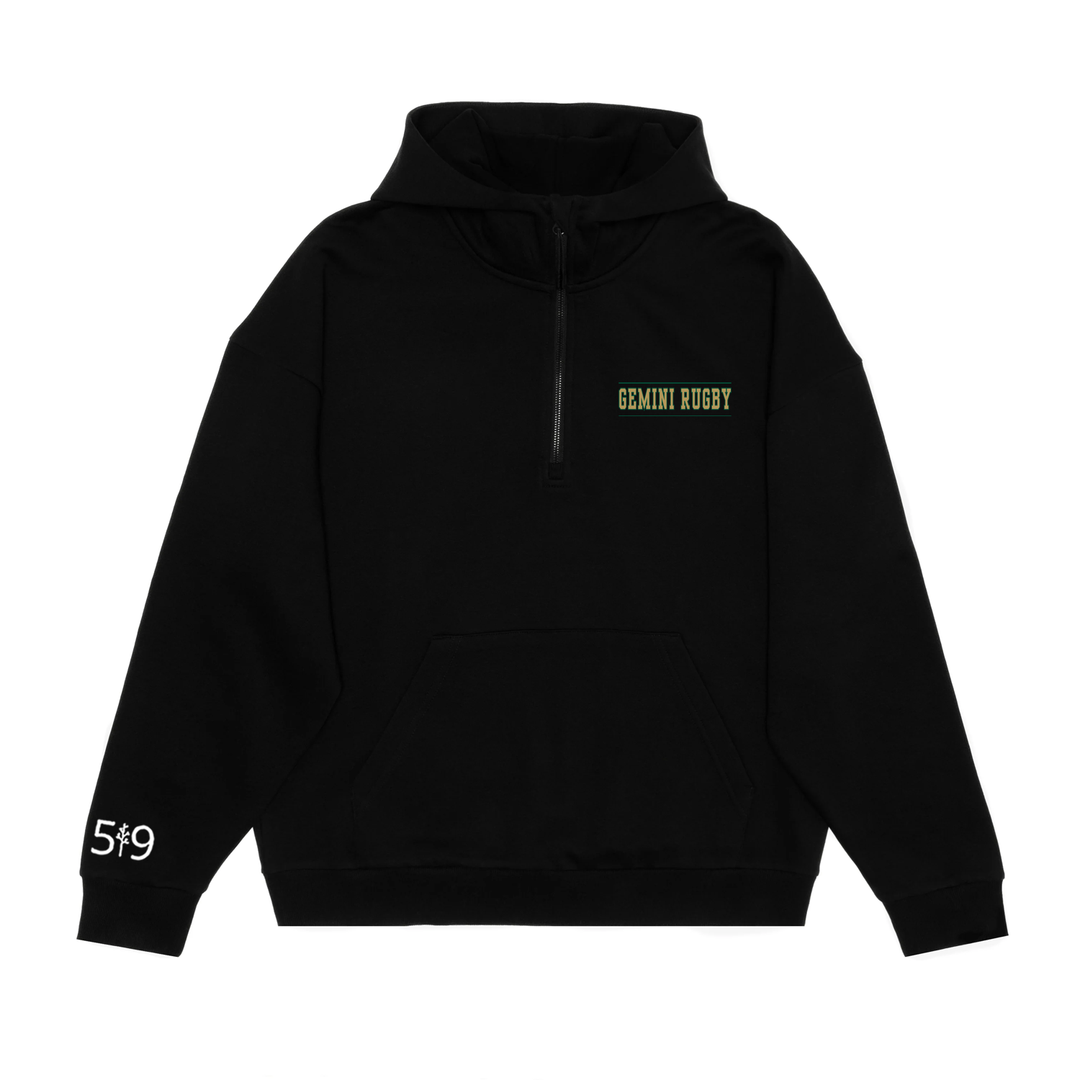 GEMINI RUGBY SCUBA 1/2 ZIP HOODIE (UNISEX)