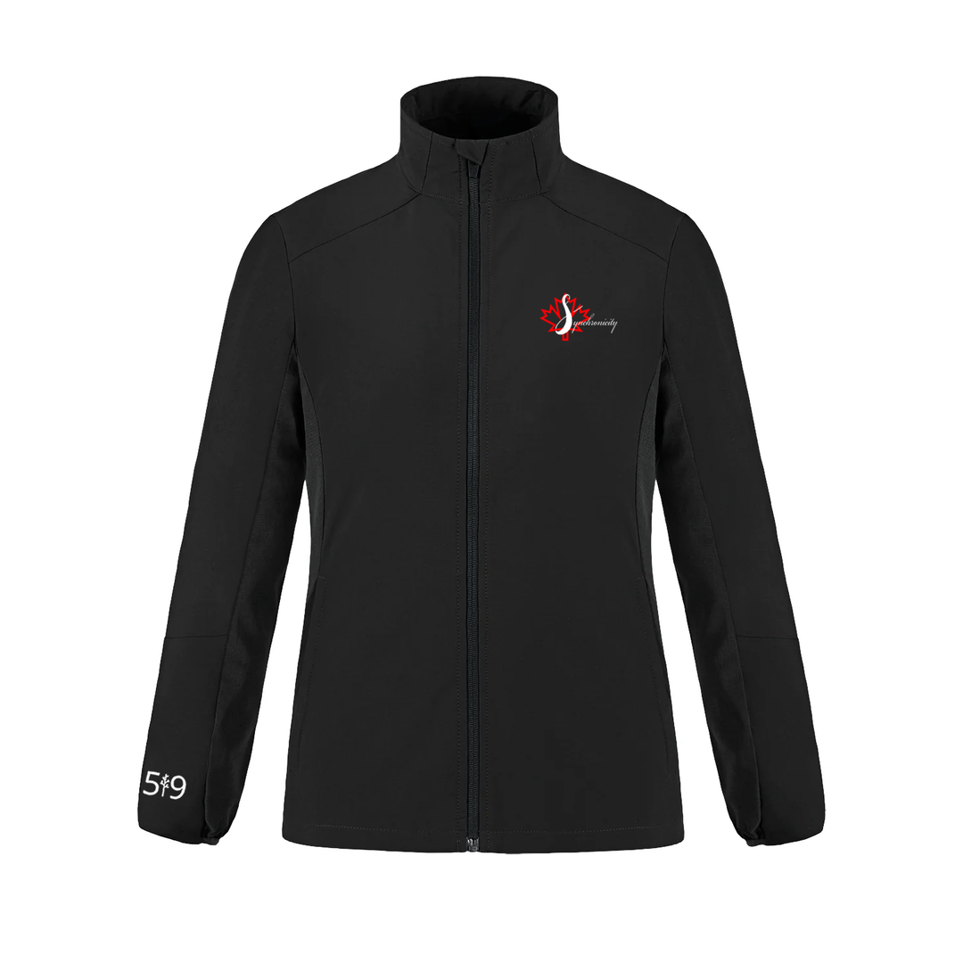 SYNCHRONICITY EMBROIDERED ATHLEISURE JACKET (WOMENS)