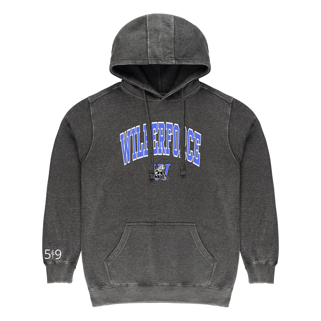 WILBERFORCE VARSITY VINTAGE HOODIE (UNISEX)