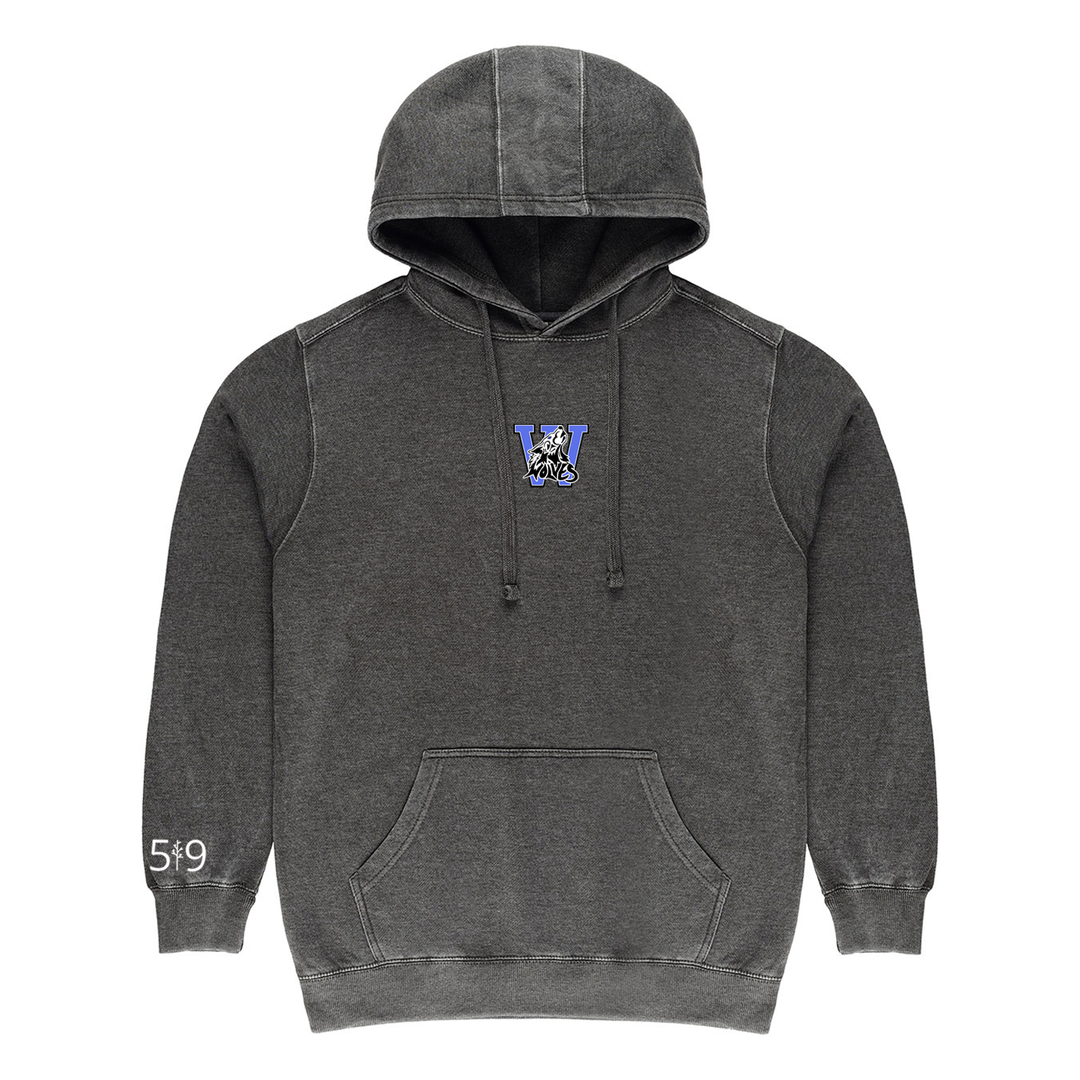WILBERFORCE EMBROIDERED VINTAGE HOODIE (UNISEX)