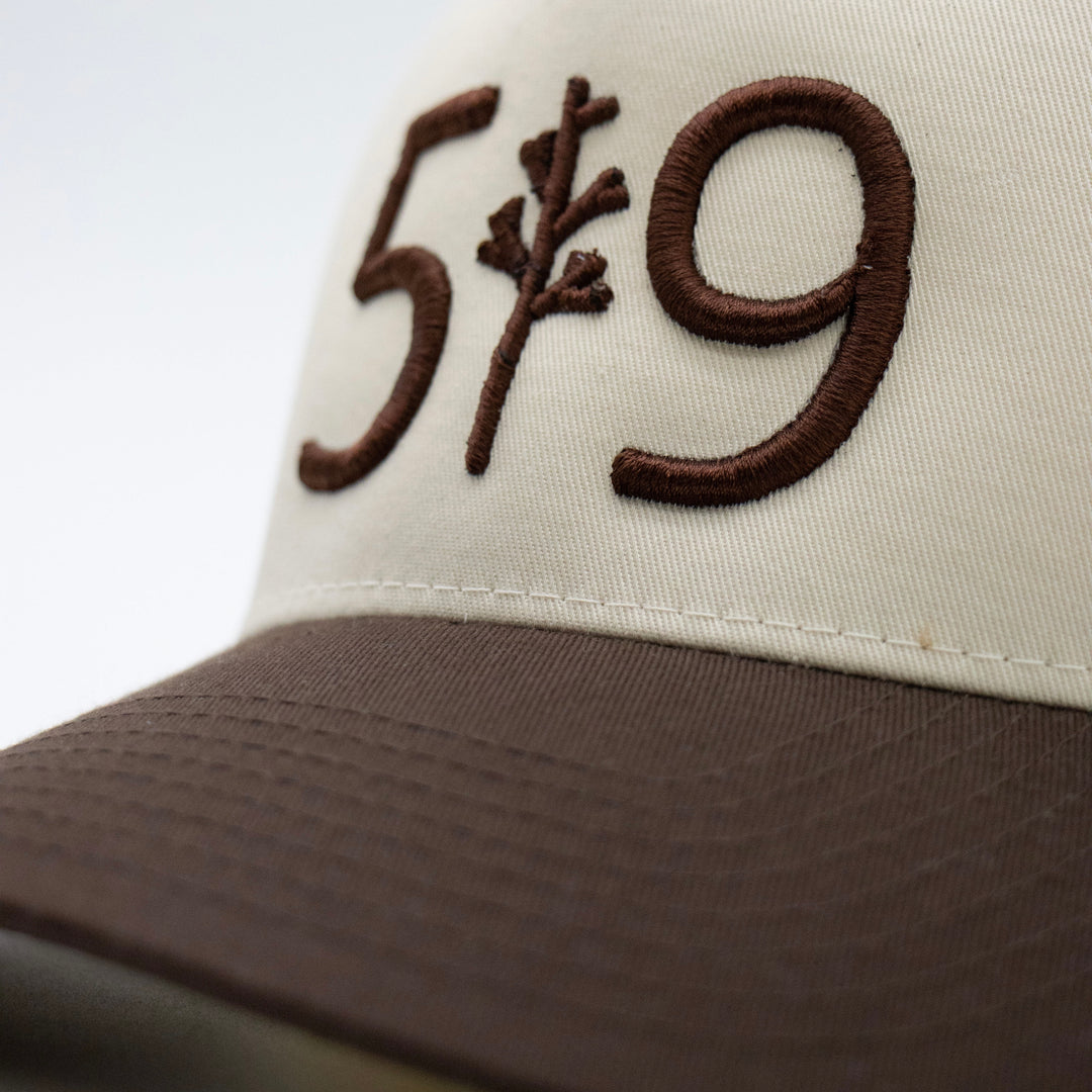 519 PUFF EMBROIDERED 2-TONE SNAPBACK (UNISEX)