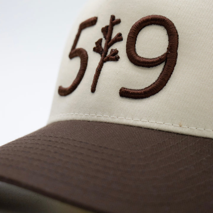 519 PUFF EMBROIDERED 2-TONE SNAPBACK (UNISEX)