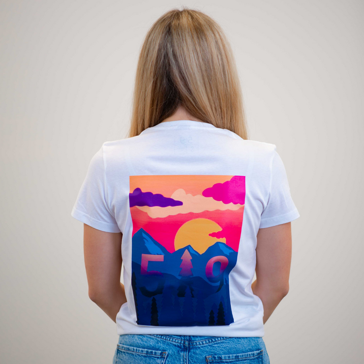 GONE CAMPING REVERSE TEE (WOMENS)